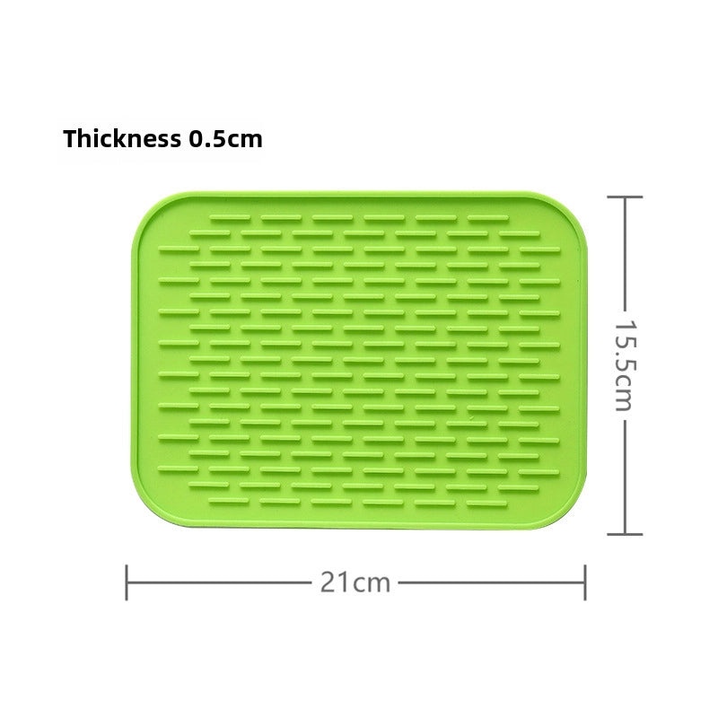 Silicone Heat Insulation Mat Non-Slip Durable Waterproof Coaster Plate Bowl Mat for Dining Table | Kitchen Accessories