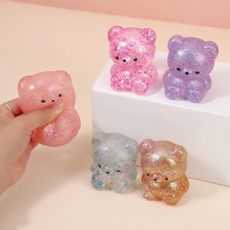 Cute Bear Squeeze Toy Made of Soft TPR Material|Stress Relief Toys