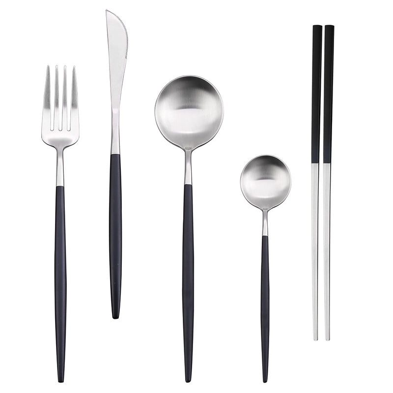 Elegant Solid Color Stainless Steel Cutlery Piece | Tableware