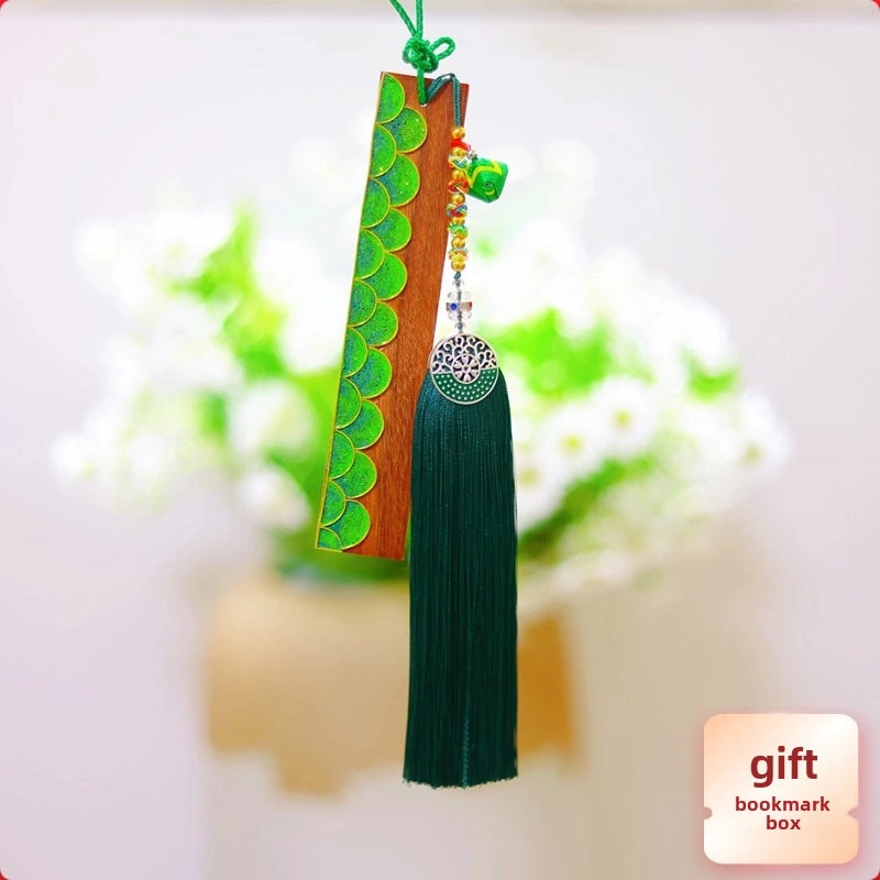 Ancient Style Cloisonne Enamel DIY Material Bag for Handmade Wood Bookmark | Crafts & DIY Supplies