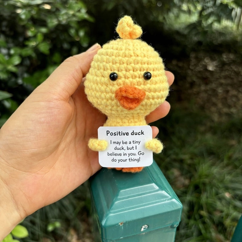 Handmade Wool Knitted Penguin Plush Toy for Stress Relief and Fun | Toys & Games