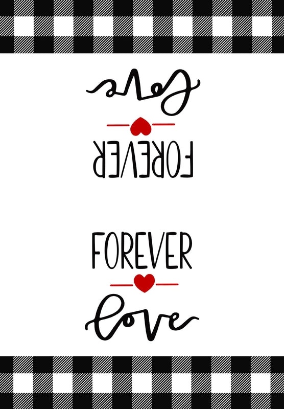 Adult Microfiber Kitchen Utensil Cleaning Cloth Heart Letter Design