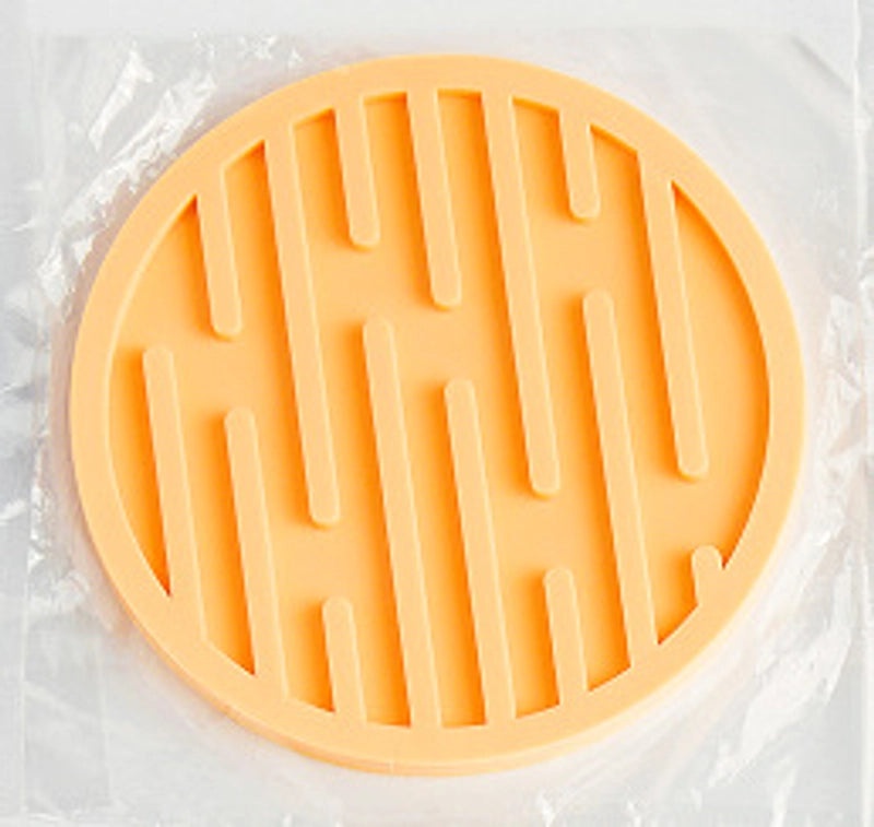 Silicone Round Coaster 10CM Thickened Non-slip Heat Insulated Drain Mat for Tea Cup Water|Kitchen & Dining Accessories