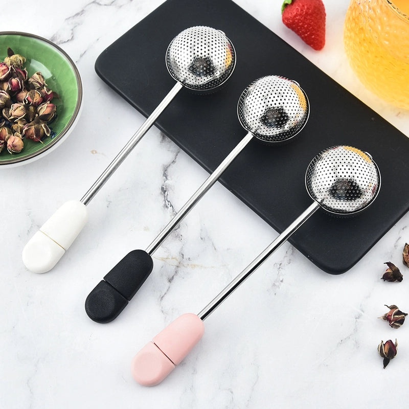 Unisex 304 Stainless Steel Daily Casual Tea Strainer Solid Color