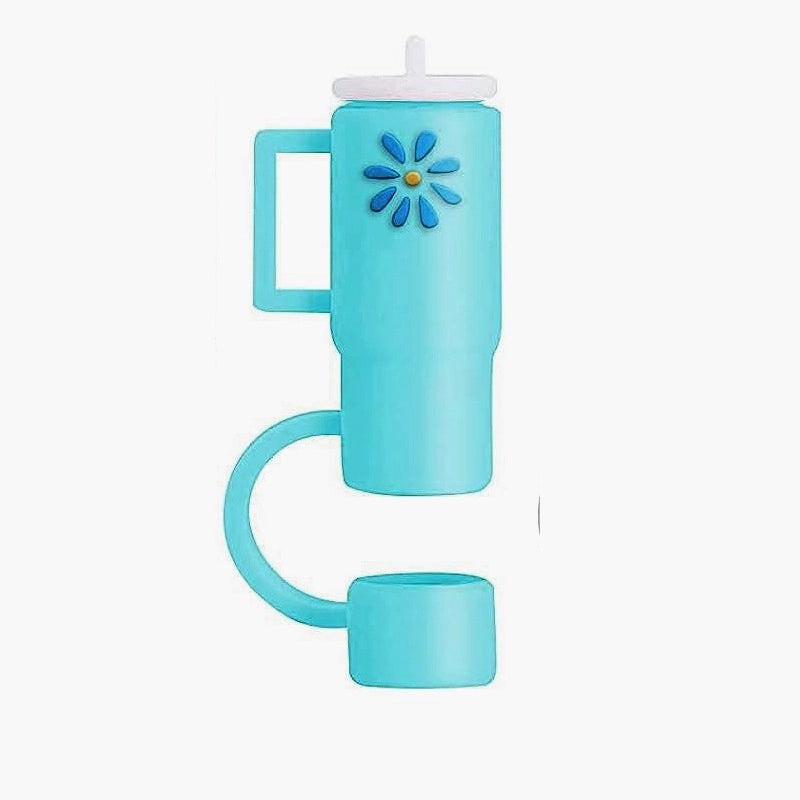 10mm Glass Straw Dust Cover Stainless Steel Cap for Large Diameter Straws Milk Tea Accessories|Drinkware Accessories