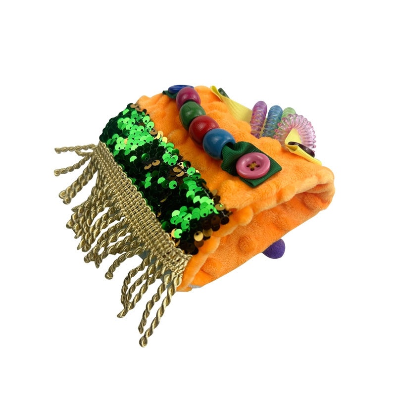 Colorful Plush Fidget Toys Soft Polyester Sensory Stress Relief | Toys & Games