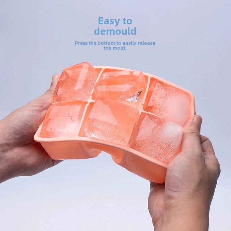 Food Grade Silicone Ice Cube Mold 6 Large 5CM Whisky Cubes | Kitchen & Dining Accessories