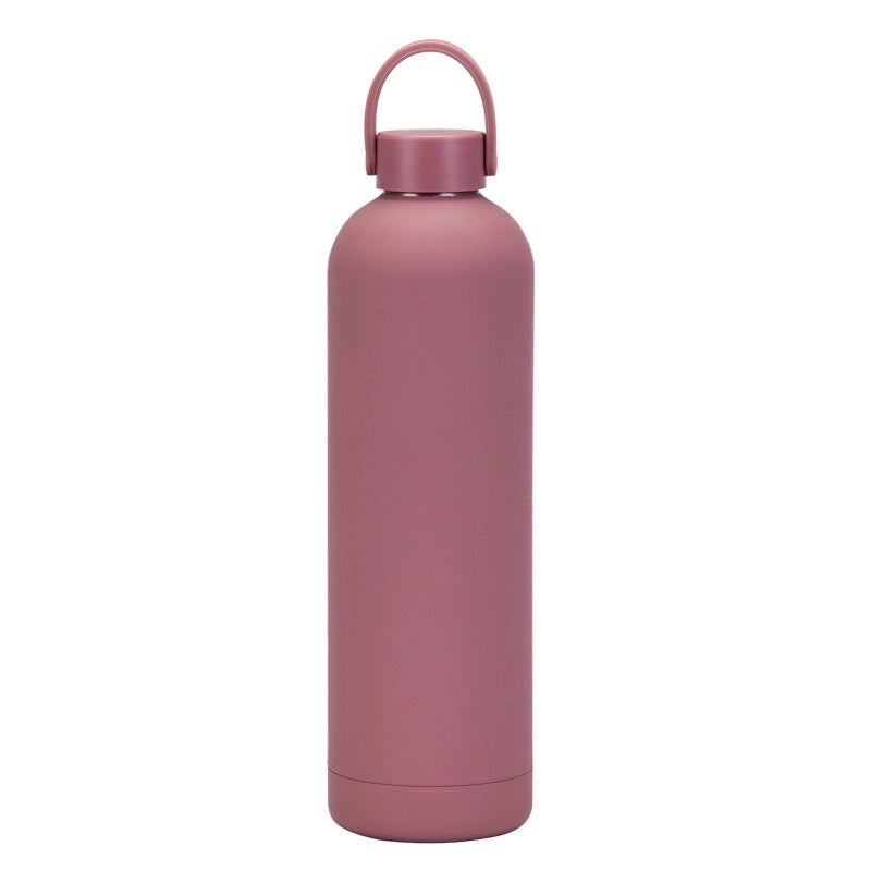 Stainless Steel Water Bottle Single Piece Casual Solid Color | Drinkware & Hydration