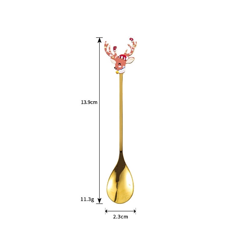 Festive Cartoon Stainless Steel Cutlery Set|Kitchen & Dining