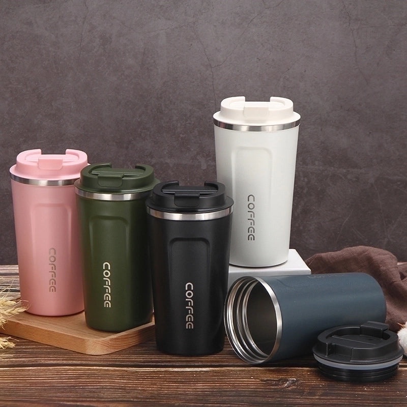 Stylish Letter Stainless Steel Travel Thermos Mug | Drinkware & Travel Accessories
