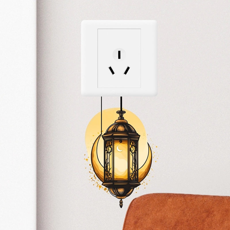 Elegant Classical Moon PVC Wall Sticker for Windows | Home Decor & Wall Accessories