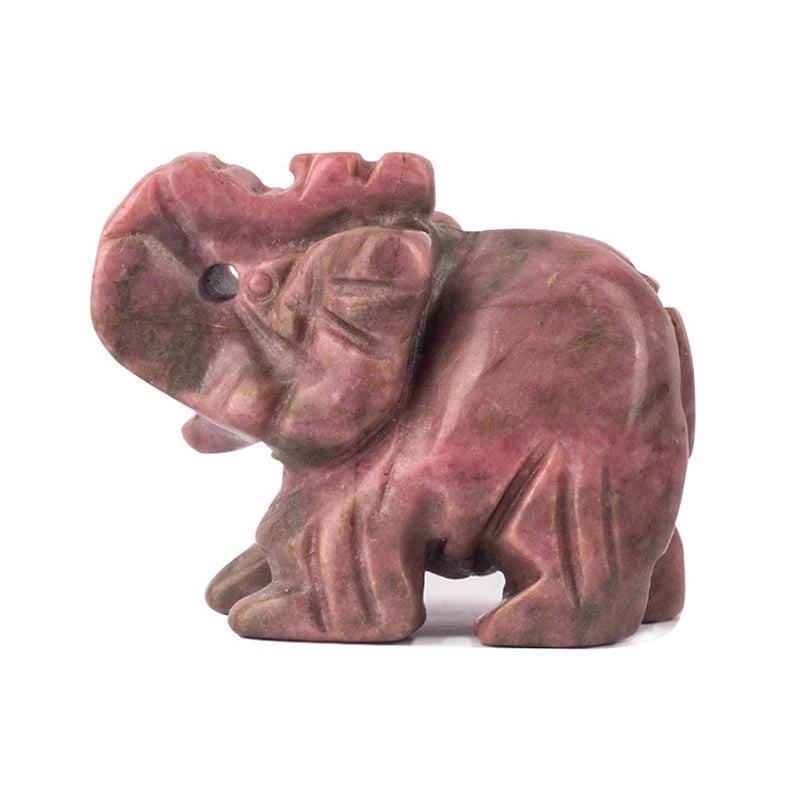 Set of 5 Minimalist Elephant Crystal Figurines | Home Decor Ornaments|Artificial Decorative Accessories|Elegant Table Decorations|Gift Ideas|Deco