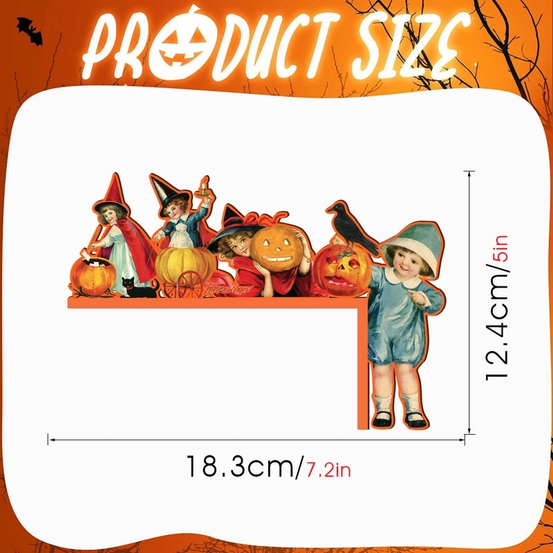 Halloween Pumpkin Wood Hanging Decoration for Fall | Seasonal Home Decor