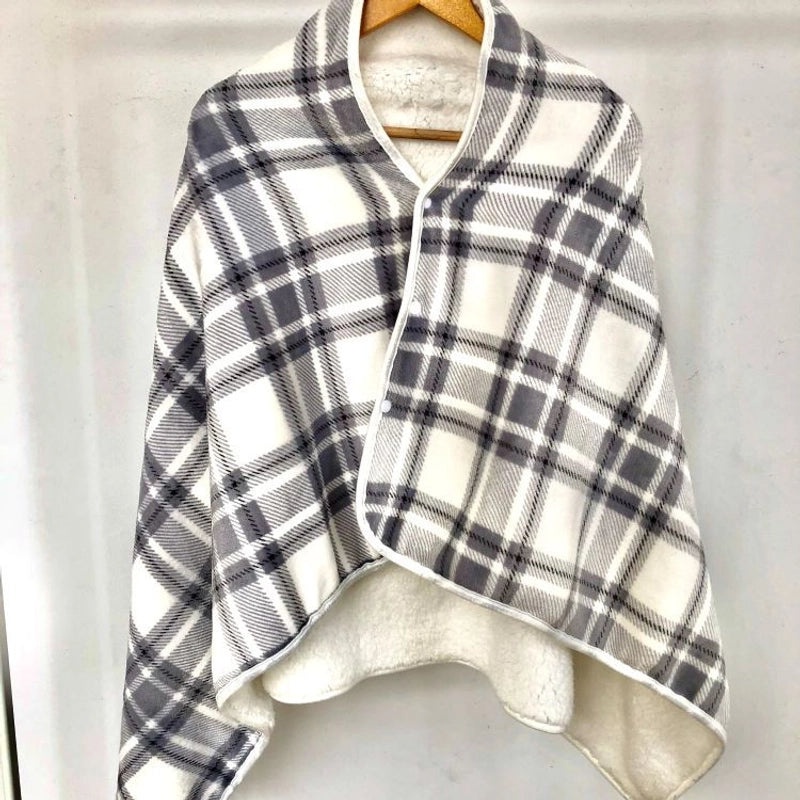 Wireless USB Heated Shawl Blanket Large Size Electric Leg Warmer with Power Bank | Heated Blankets & Shawls