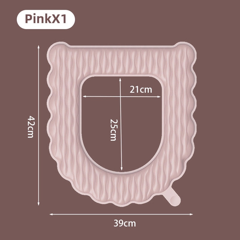 Waterproof Thickened Universal Toilet Seat Cushion Four Seasons Stain-Resistant Cover for Home Use|Bathroom Accessories