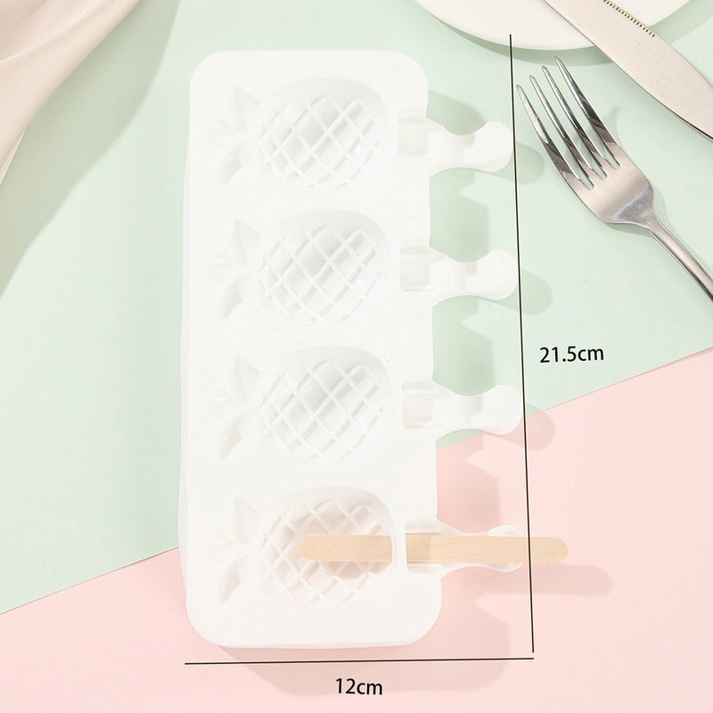 3 and 4 Cavity Ice Cream Molds DIY Food Grade Silicone Popsicle Jelly Cheese Popsicle Mold|Kitchen & Dining