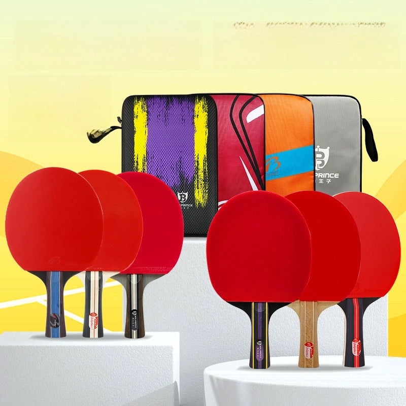 Beginner Table Tennis Racket Set with Horizontal Grip for Students | Sports & Outdoor Table Tennis Equipment