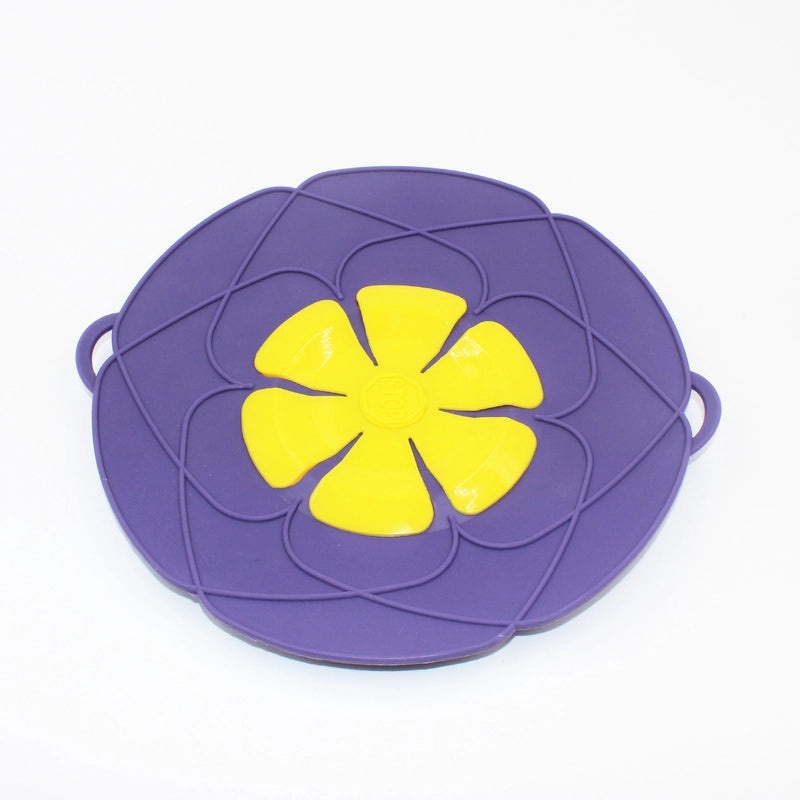 26cm Silicone Pot Lid Silicone Anti-Overflow Cover Heat-Resistant Kitchen Pot Cover Korean Style|Kitchen Accessories