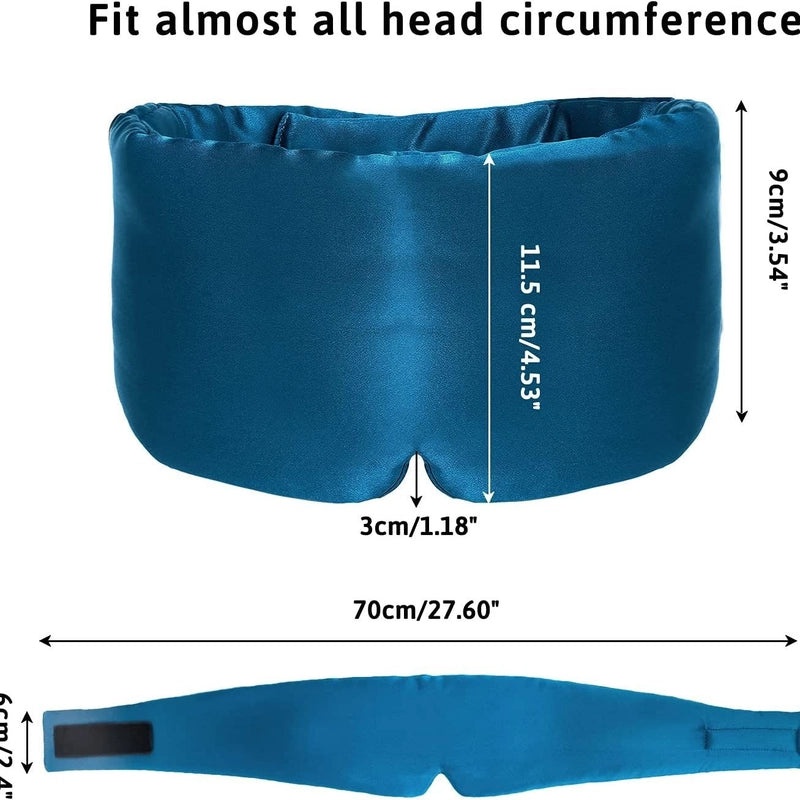 Sleek Solid Color Satin Sleep Mask for Comfort and Style|Sleep Accessories