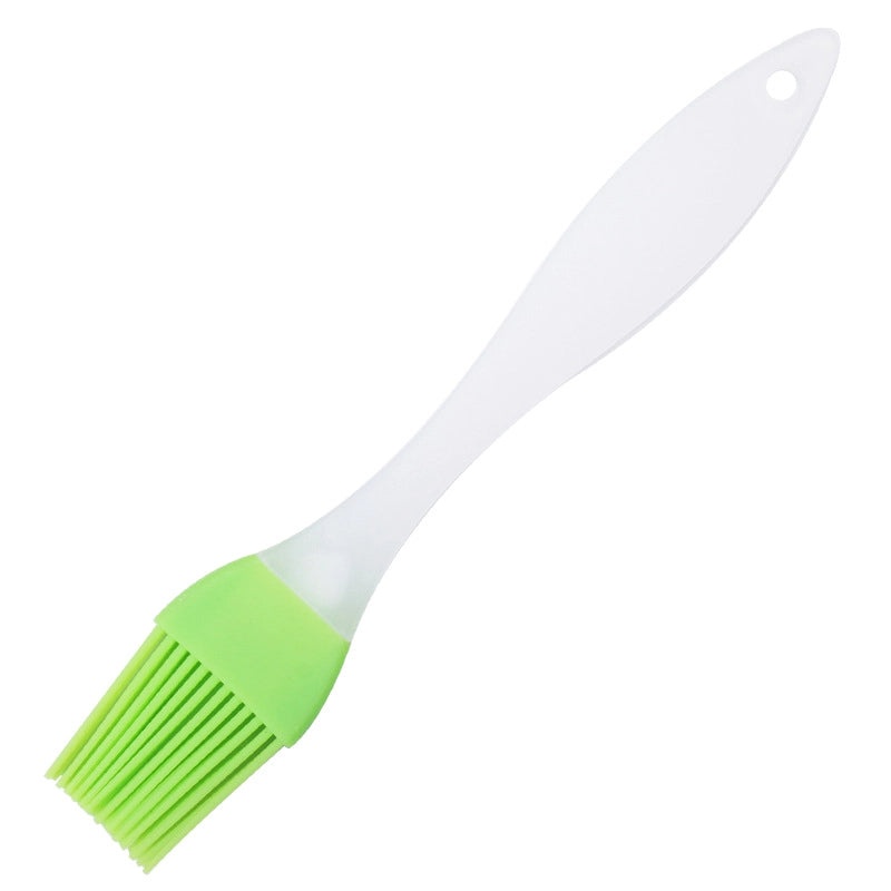Small Silicone BBQ Oil Brush Non-Lint High Temp Baking Brush with Plastic Handle | Kitchen Tools & Accessories