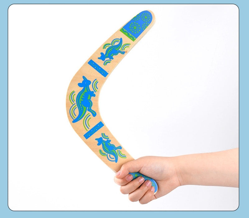 V-shaped Wooden Boomerang Dart for Outdoor Sports and Parent-Child Fun | Outdoor Sports Equipment