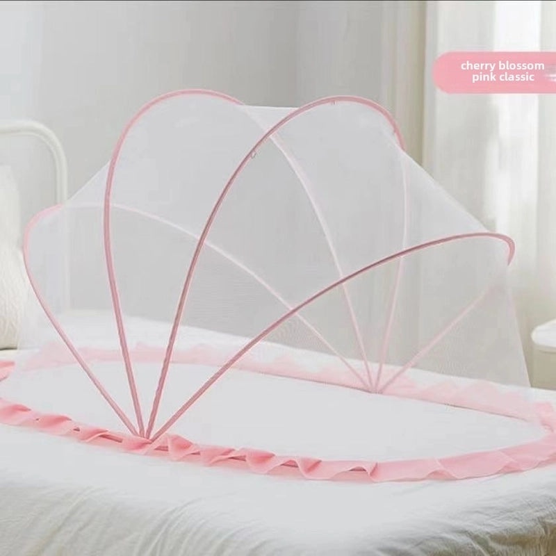 Foldable Baby Mosquito Net | Portable Sun-proof Insect Cover for Kids | Bottomless, Installation-free Children’s Mesh Bag | Baby Accessories