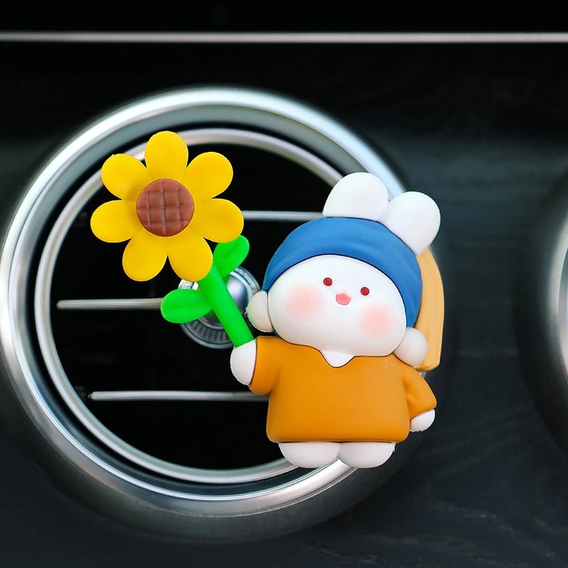 Cartoon Car Air Vent Perfume Diffuser Decorative Floating Animal Car Accessories Summer Trend | Car Accessories