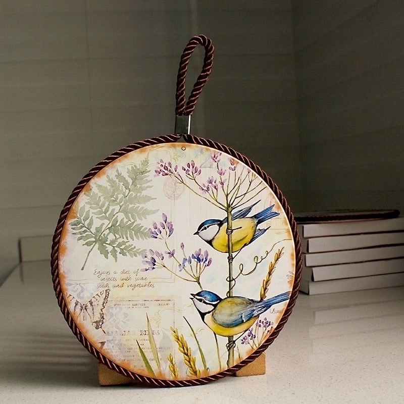 Floral Ceramic Placemat for Casual Vacation Dining 1 Piece|Home & Kitchen Table Linens