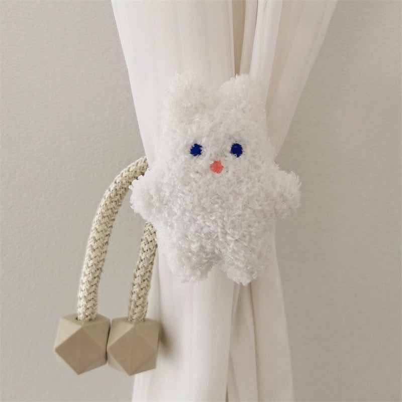 Cute Bear Design Polyester Yarn Sticky Hook for Window | Home Decor Accessories