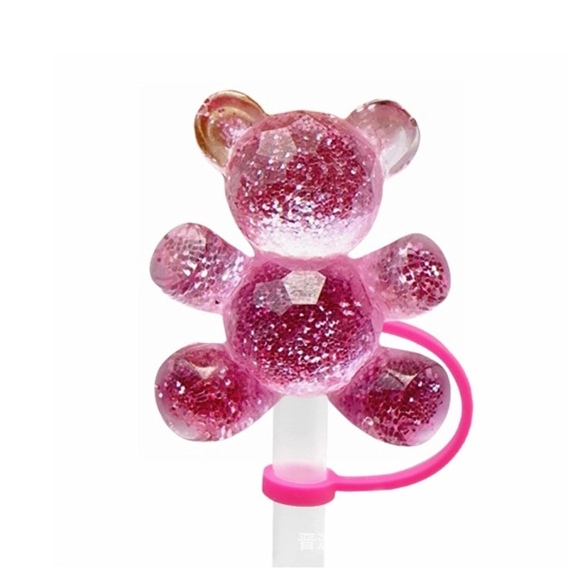 Pastoral Star Fruit Resin Straw Cap, Cute Casual Decorative Silica Gel Cover | Drinkware Accessories