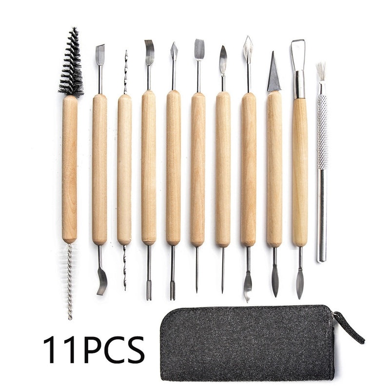 61-piece Ceramic Sculpting Tool Set Multi-specification Clay Carving Supplies for Art DIY|Art Supplies