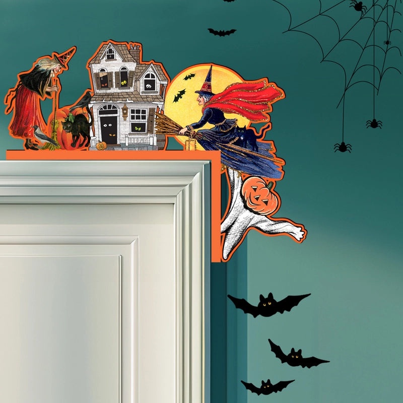 Halloween Pumpkin Wood Hanging Decoration for Fall | Seasonal Home Decor