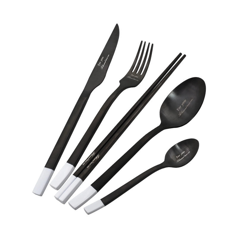 Elegant Minimalist Stainless Steel Flatware Set|Dining & Kitchenware