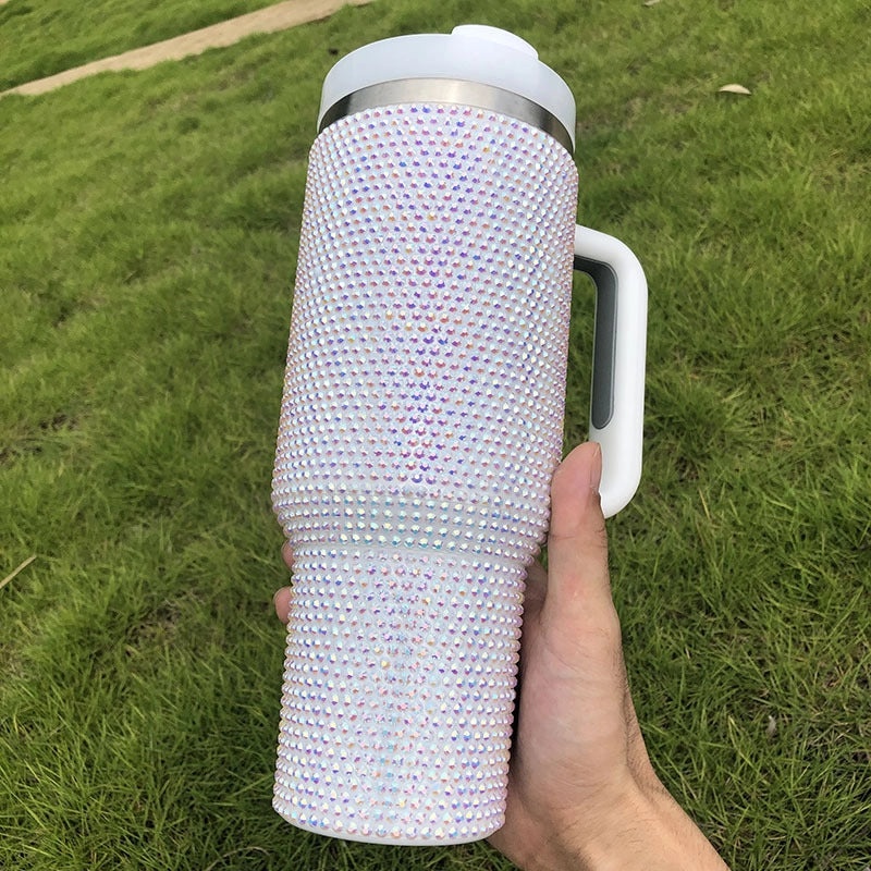 Stylish Cow Print Solid Color Stainless Steel Thermos Cup 304/201 Double Wall Insulated | Drinkware & Thermoses