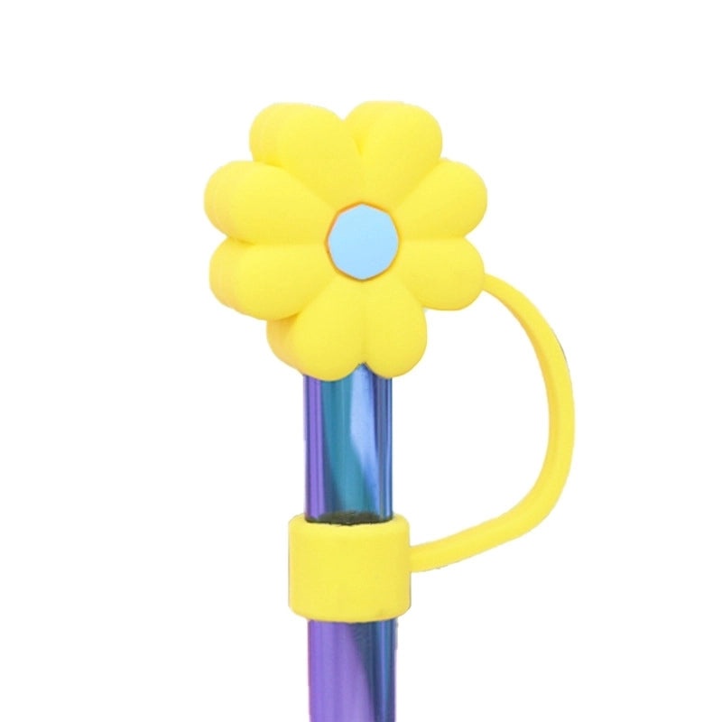 Adorable Floral PVC Drinking Straw|Drinkware & Bar Accessories