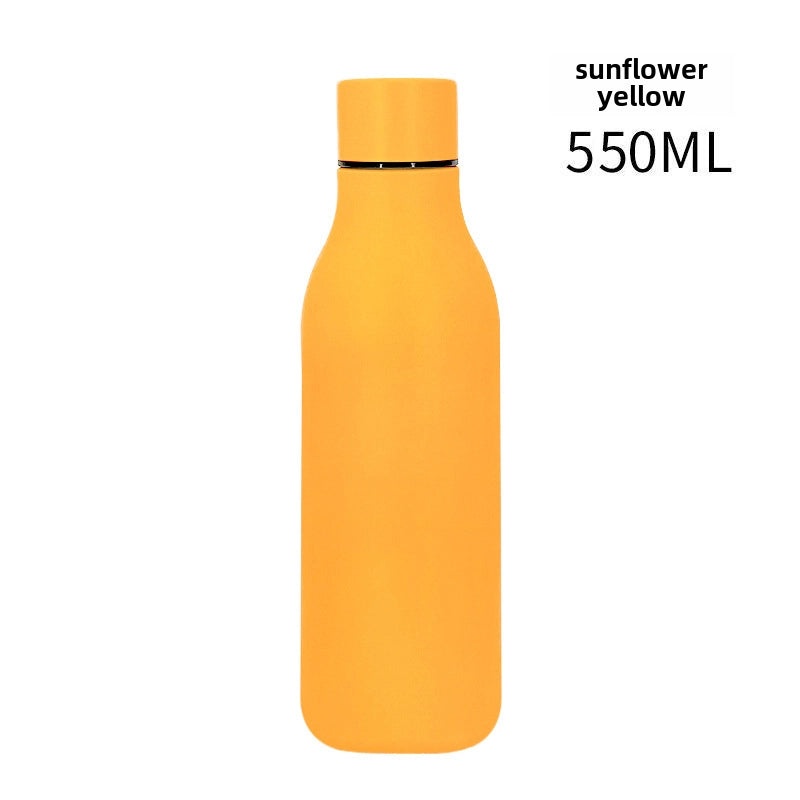 Stainless Steel Vacuum Coke Bottle Double Layer 304 Large Capacity Sports Water Cup|户外运动水杯