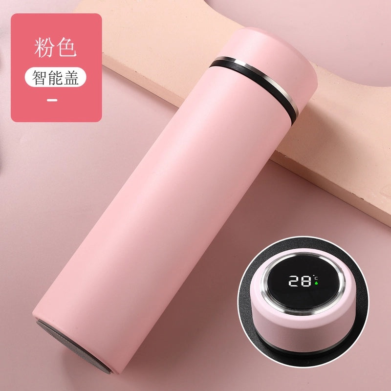 智能温度测量保温杯 LED触控显示水杯 哑光创意商务礼品 定制LOGO|智能温控水杯