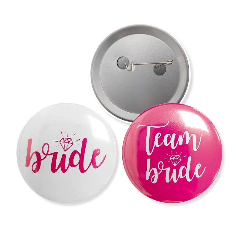 Romantic Sweet Letter Iron Brooches Set of 2 Elegant Vintage Style Pins||Brooches and Pins