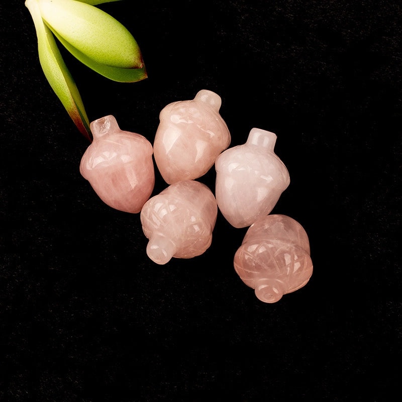 Minimalist Pine Cone Ornaments with Tiger Eye Gemstones | Home Decor Artificial Decorations|Home & Living