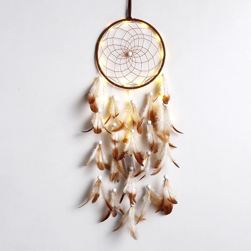 Vintage Dream Catcher Wind Chime with Feathers for Home Decor and Holiday Gift | Home Decor & Gifts