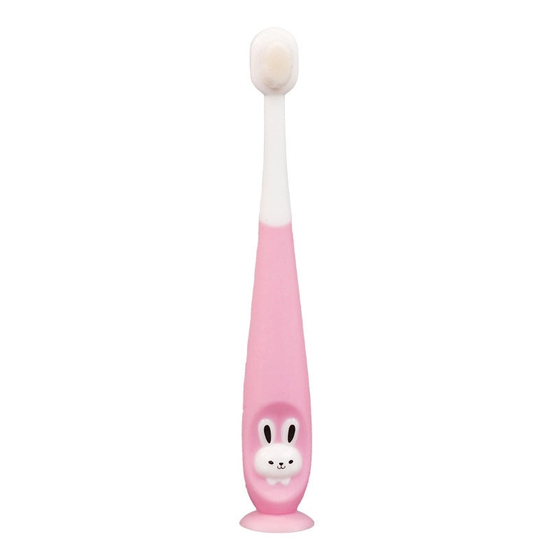 Kids Cartoon Rabbit Soft Bristle Toothbrush for Ages 1-12 | Oral Care & Toothbrushes