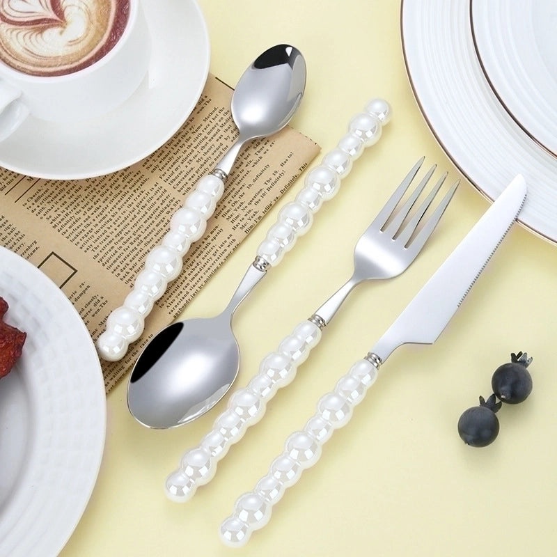 Baroque Style Solid Color Stainless Steel Cutlery Single Piece|Kitchen & Dining Tableware