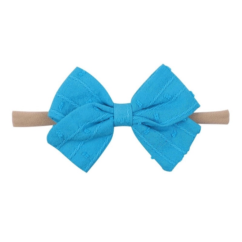 Kids Soft Nylon Bow Headband Candy Colors|Children's Hair Accessories