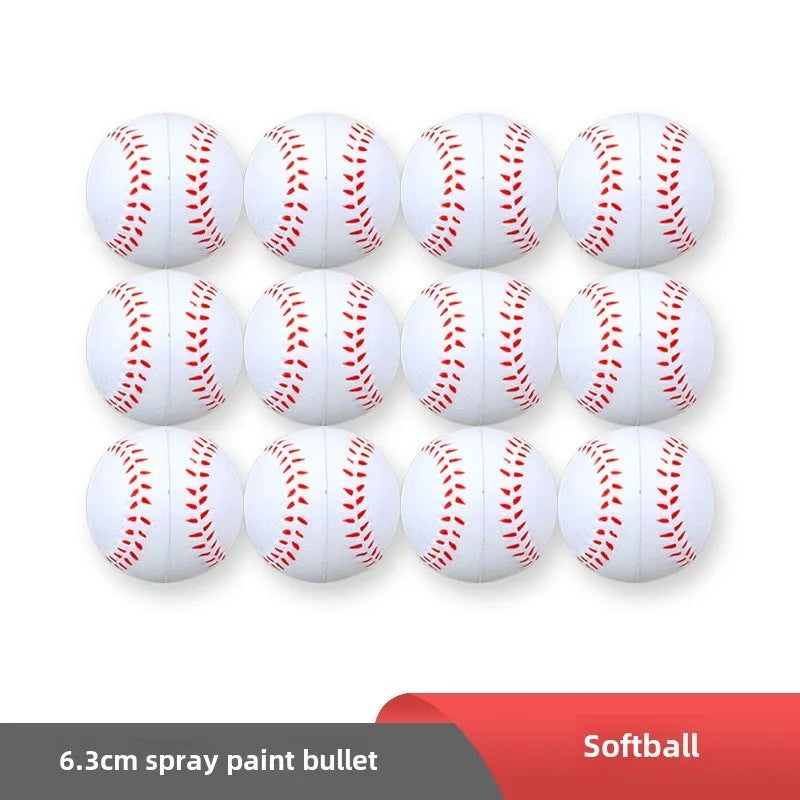 6.3cm Foam Decompression Ball PU Sponge Softball Basketball Rugby Volleyball for Kids|Sports & Outdoor Toys