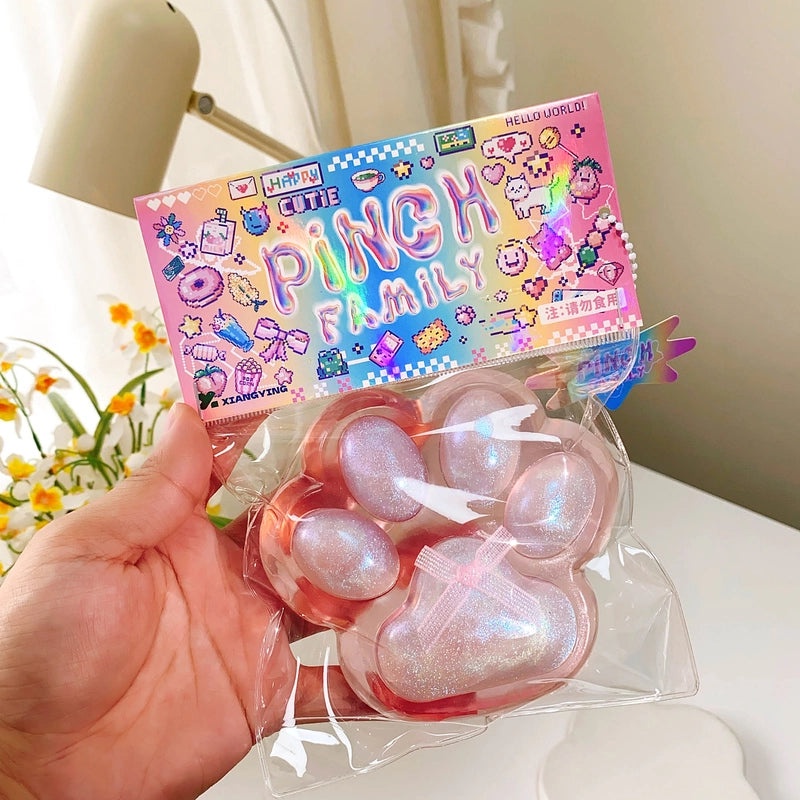 Paw Print Donut Fidget Toys for Stress Relief|Sensory & Fidget Toys