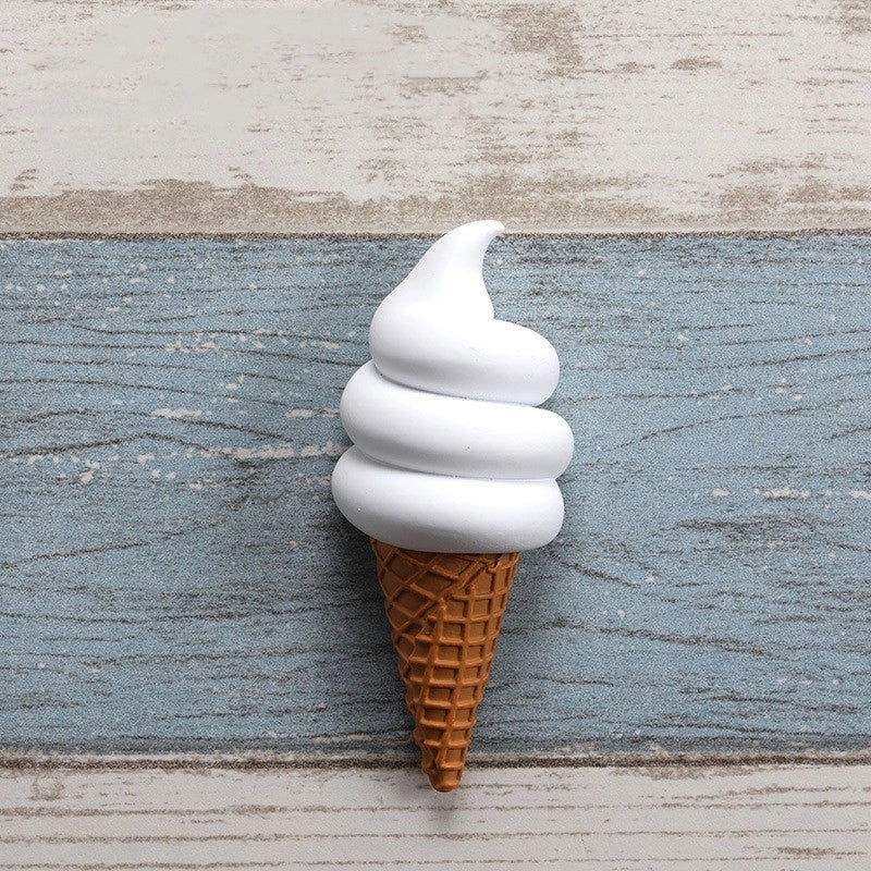 Cute Ice Cream Resin Fridge Magnet Decorative Artificial Ornament|Home Decor