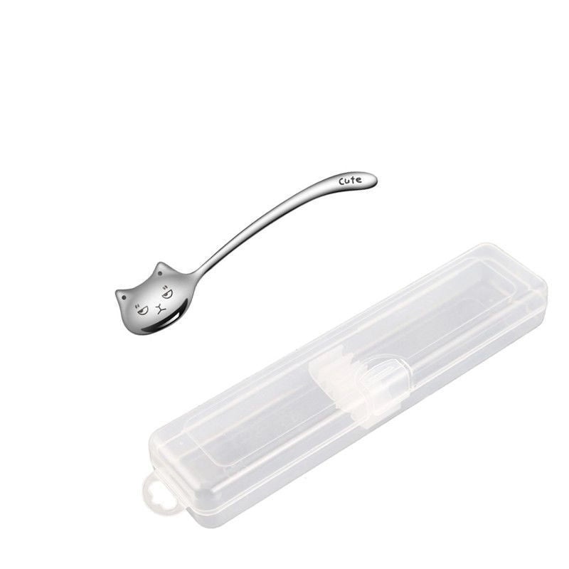 Adorable Cat Design 304 Stainless Steel Spoon Single Piece|Kitchen Utensils