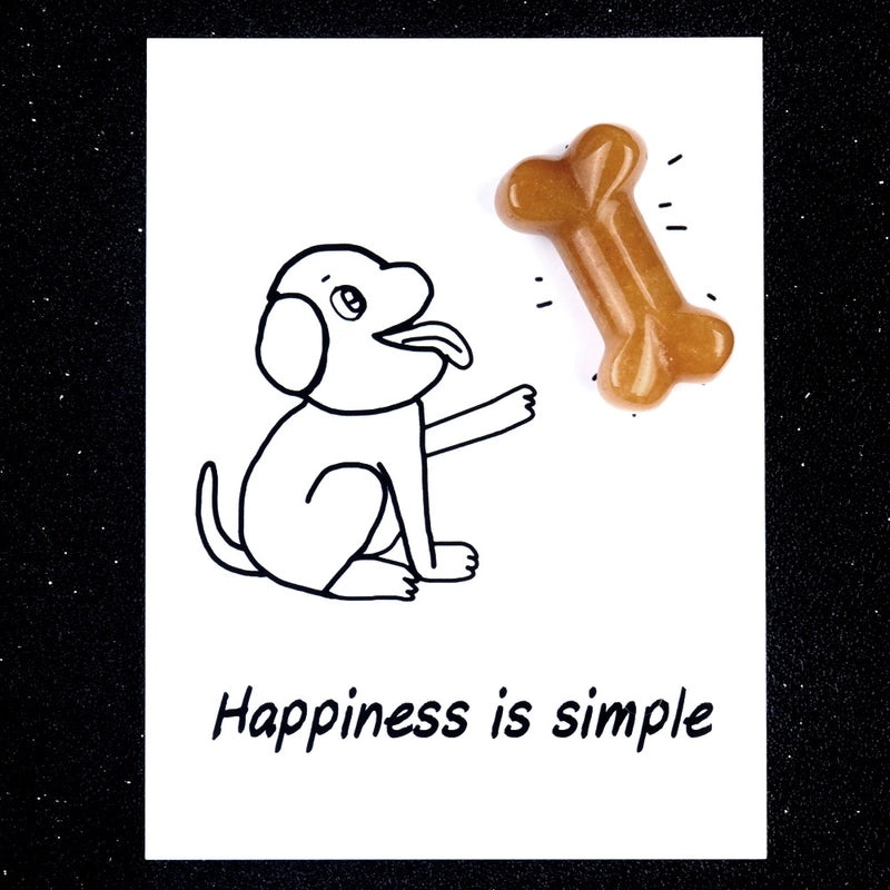 Minimalist Dog Bone Agate Pendant Unisex Jewelry Natural Stone Gemstone Accessories|Jewelry & Accessories