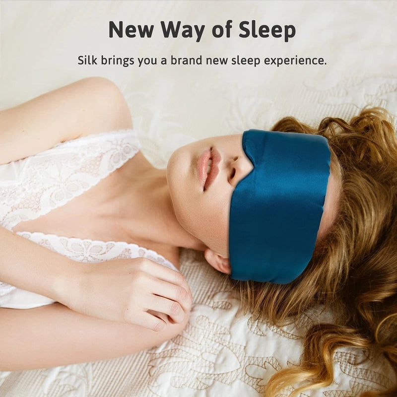 Sleek Solid Color Satin Sleep Mask for Comfort and Style|Sleep Accessories
