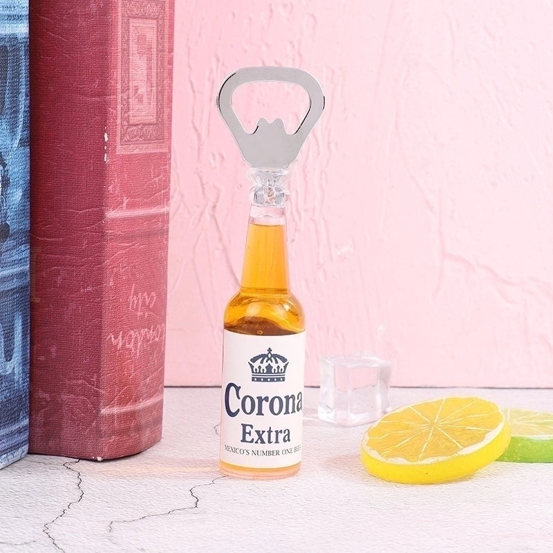 Creative Mini Beer Bottle Opener Refrigerator Magnet Personalized Home Bar Tool | Kitchen & Dining Accessories